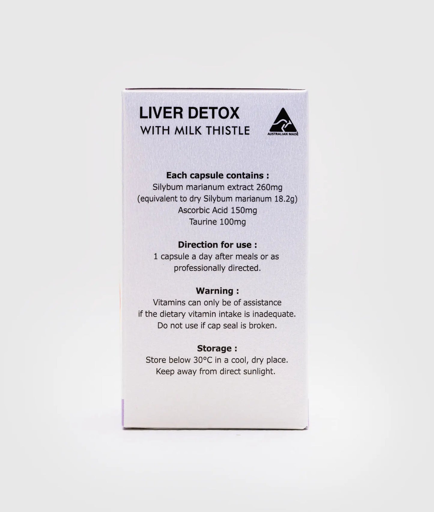 Mothernest Liver Detox with Milk Thistle 60 Caps