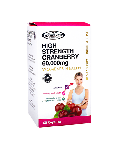 Mothernest Cranberry 60,000mg (60 Caps)