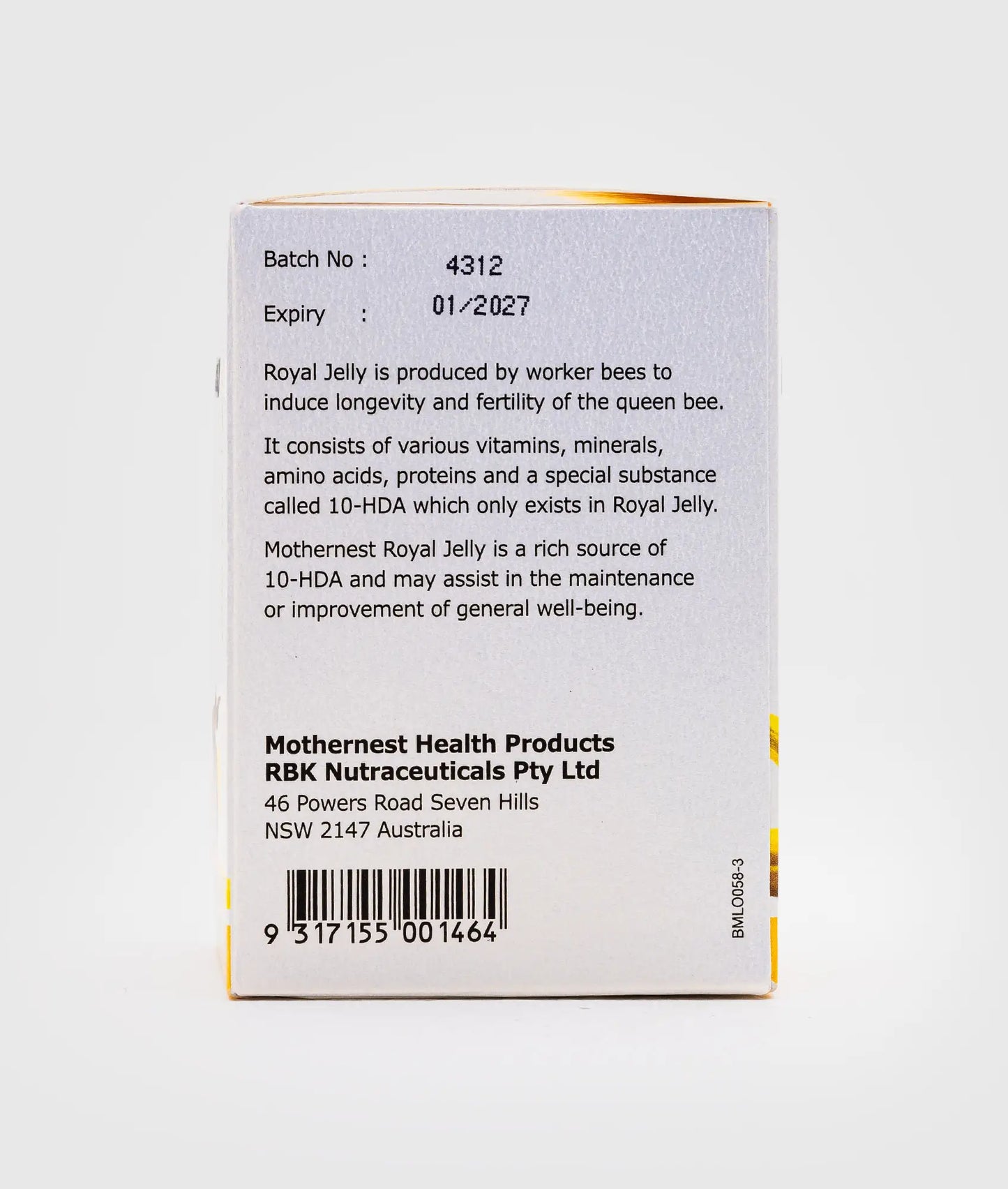 마더네스트 로얄젤리 파우더 500mg 180캡슐