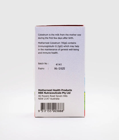 Mothernest Colostrum 70IgG (150 Tabs)