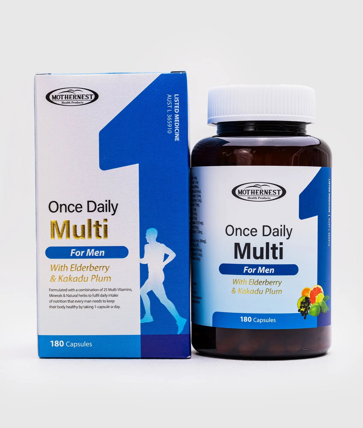 Mothernest Once Daily Multi for Men 180 Caps