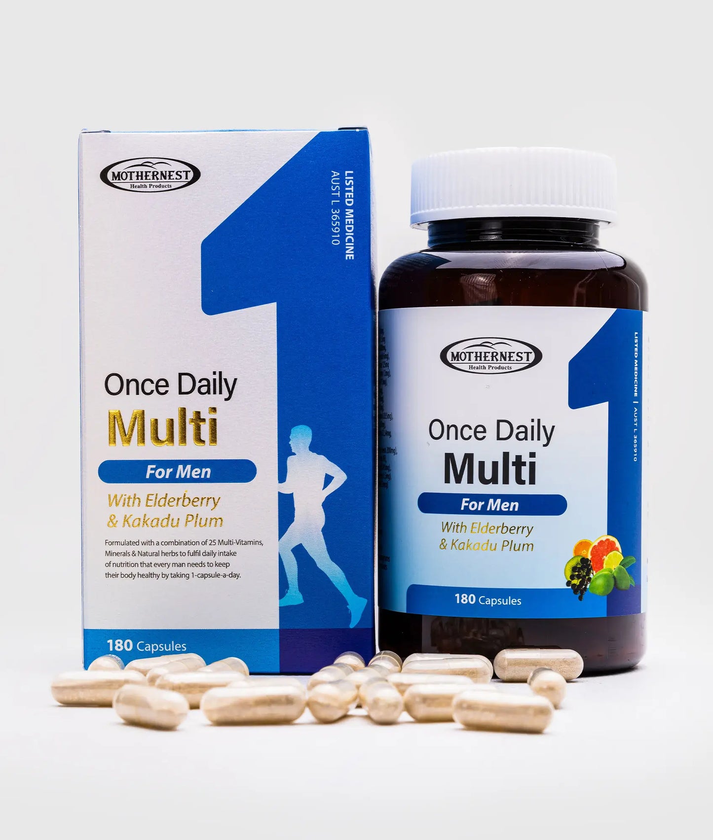 Mothernest Once Daily Multi for Men 180 Caps