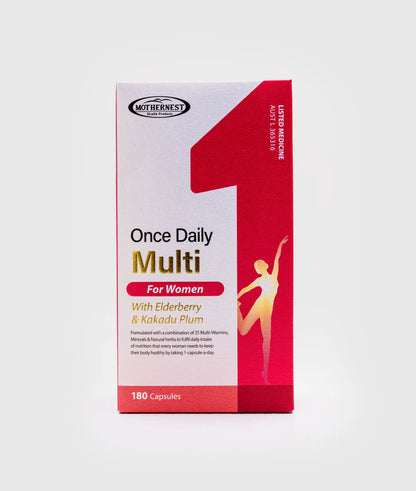 Mothernest Once Daily Multi for Women 180 Caps