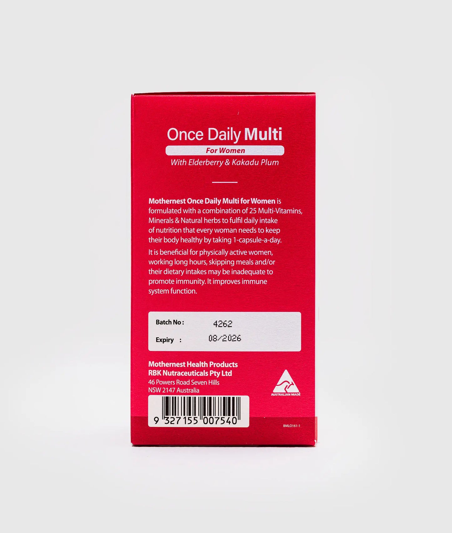 Mothernest Once Daily Multi for Women 180 Caps