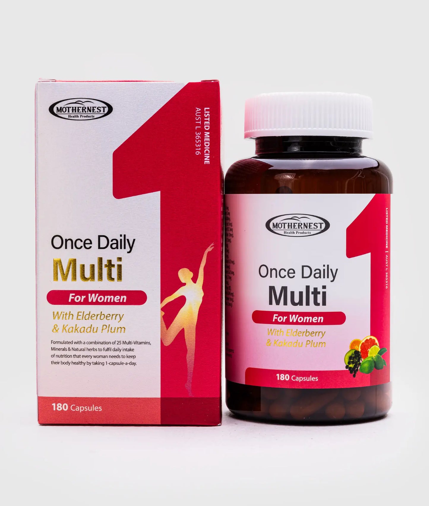 Mothernest Once Daily Multi for Women 180 Caps