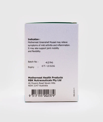 Mothernest Greenshell Mussel with Glucosamine