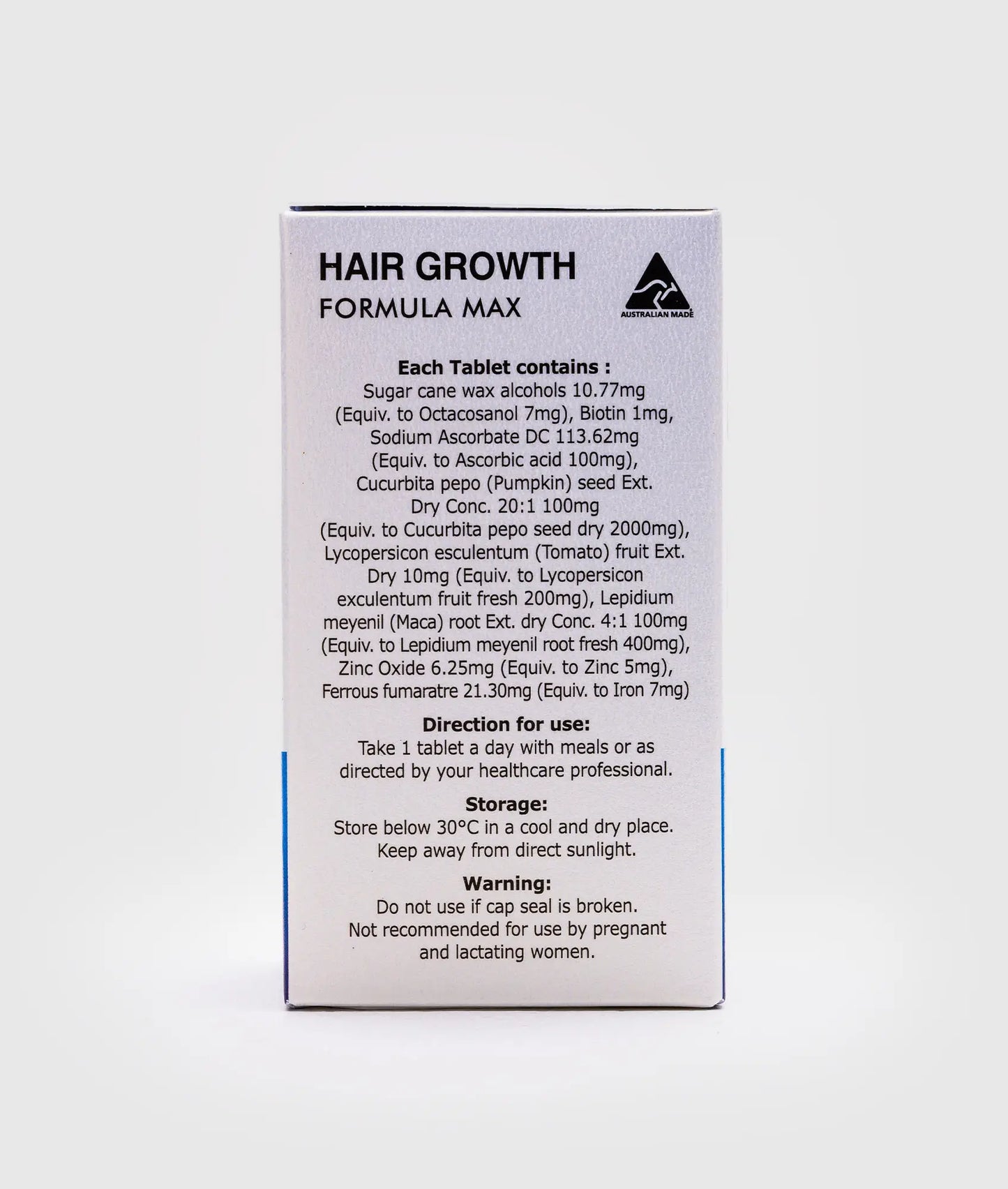Mothernest Hair Growth Formula Max 60 Tabs