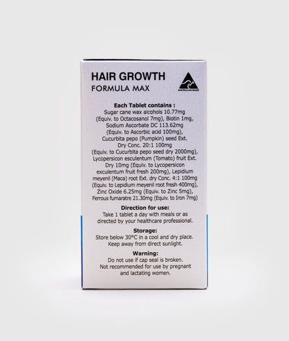 Mothernest Hair Growth Formula Max 60 Tabs