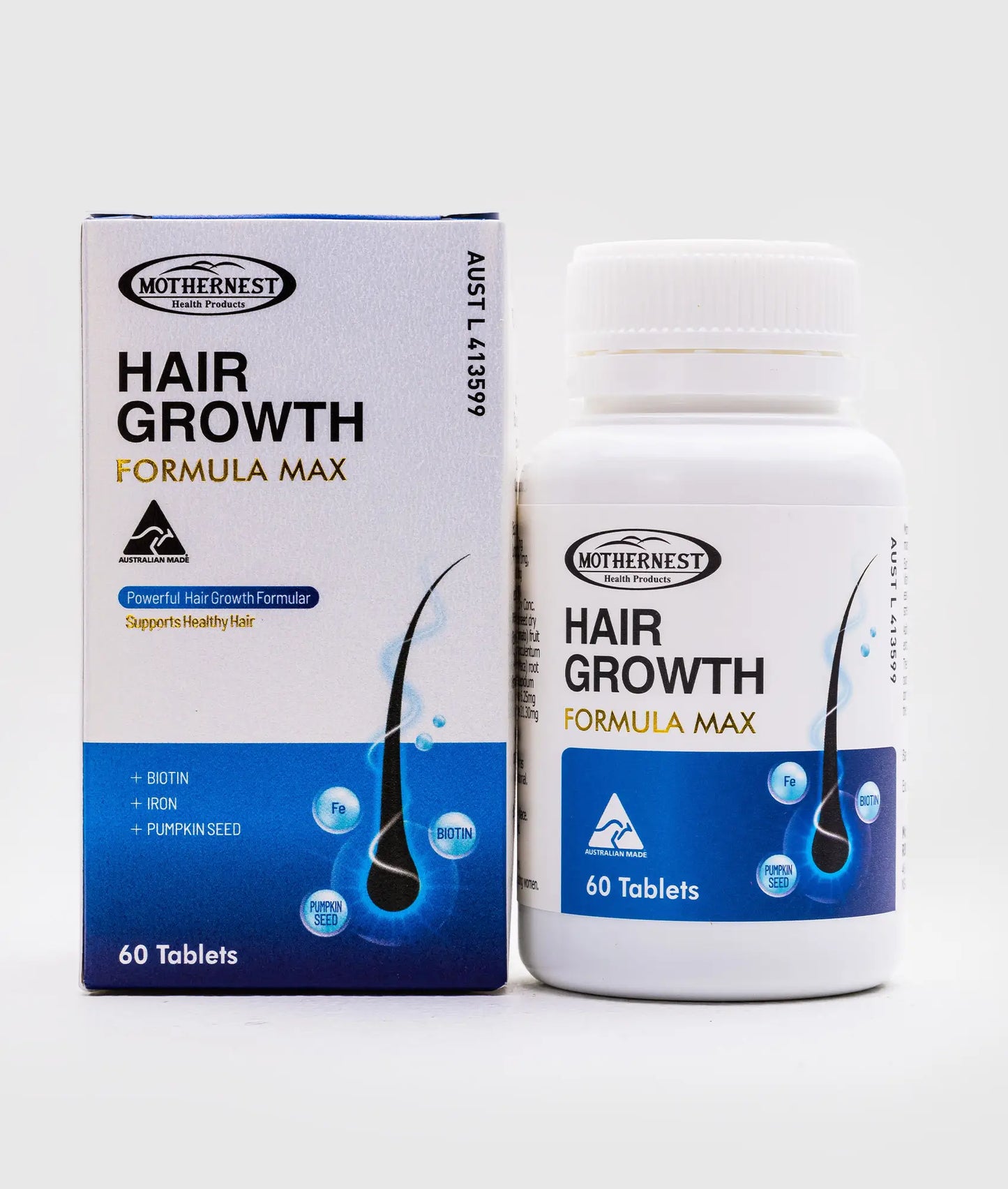 Mothernest Hair Growth Formula Max 60 Tabs