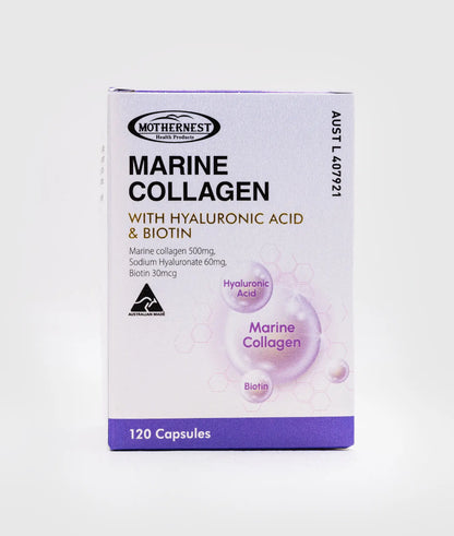 Mothernest Marine Collagen (120 Caps)