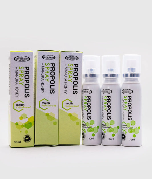 Mothernest Propolis Spray + Manuka Honey 30ml x 3
