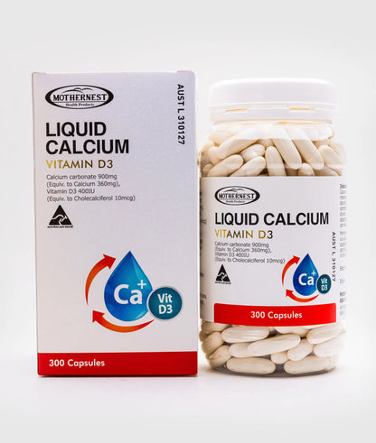 Mothernest Liquid Calcium + Vitamin D3 300 Caps