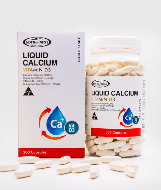 Mothernest Liquid Calcium + Vitamin D3 300 Caps