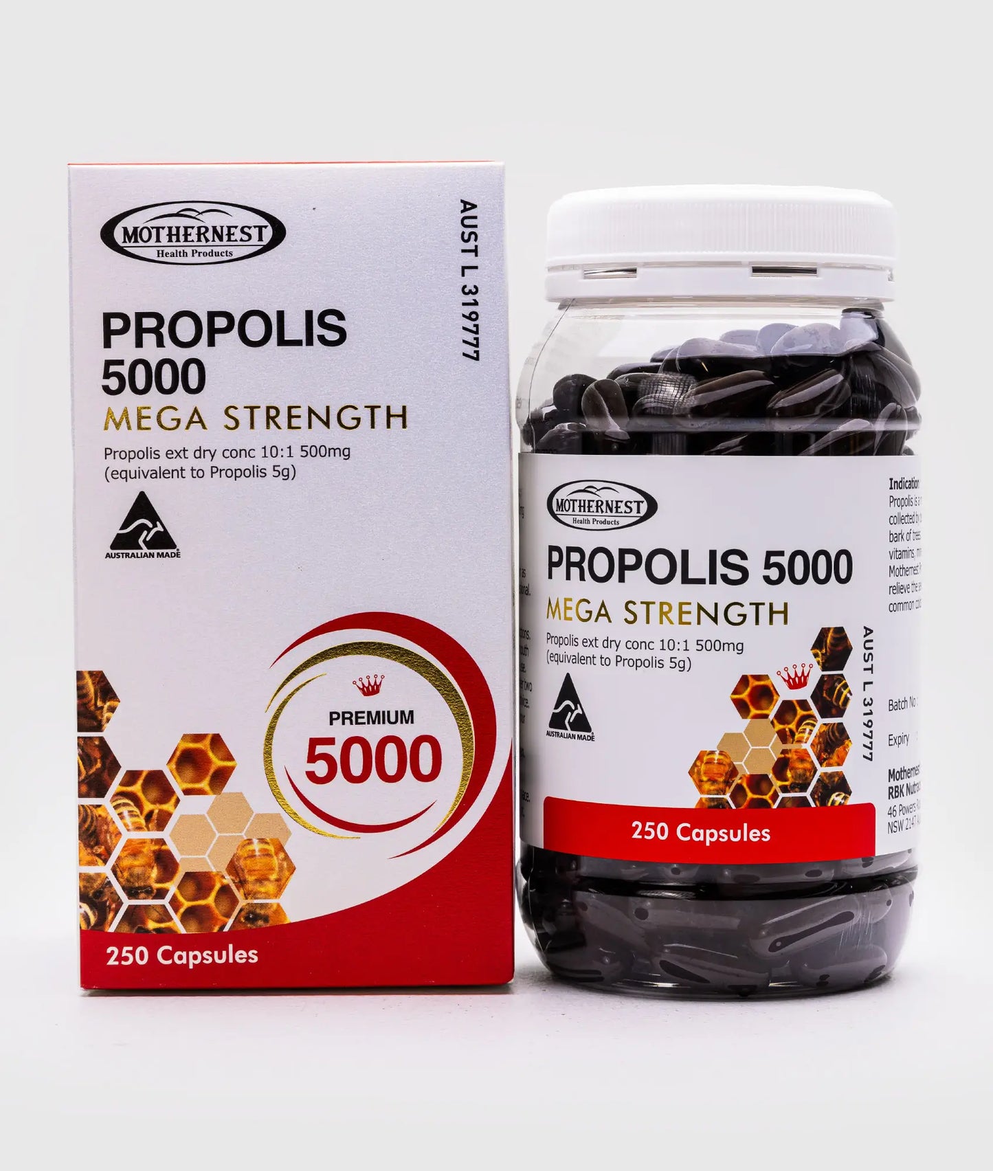 마더네스트 프로폴리스 5000 메가 스트렝스 (250캡슐)