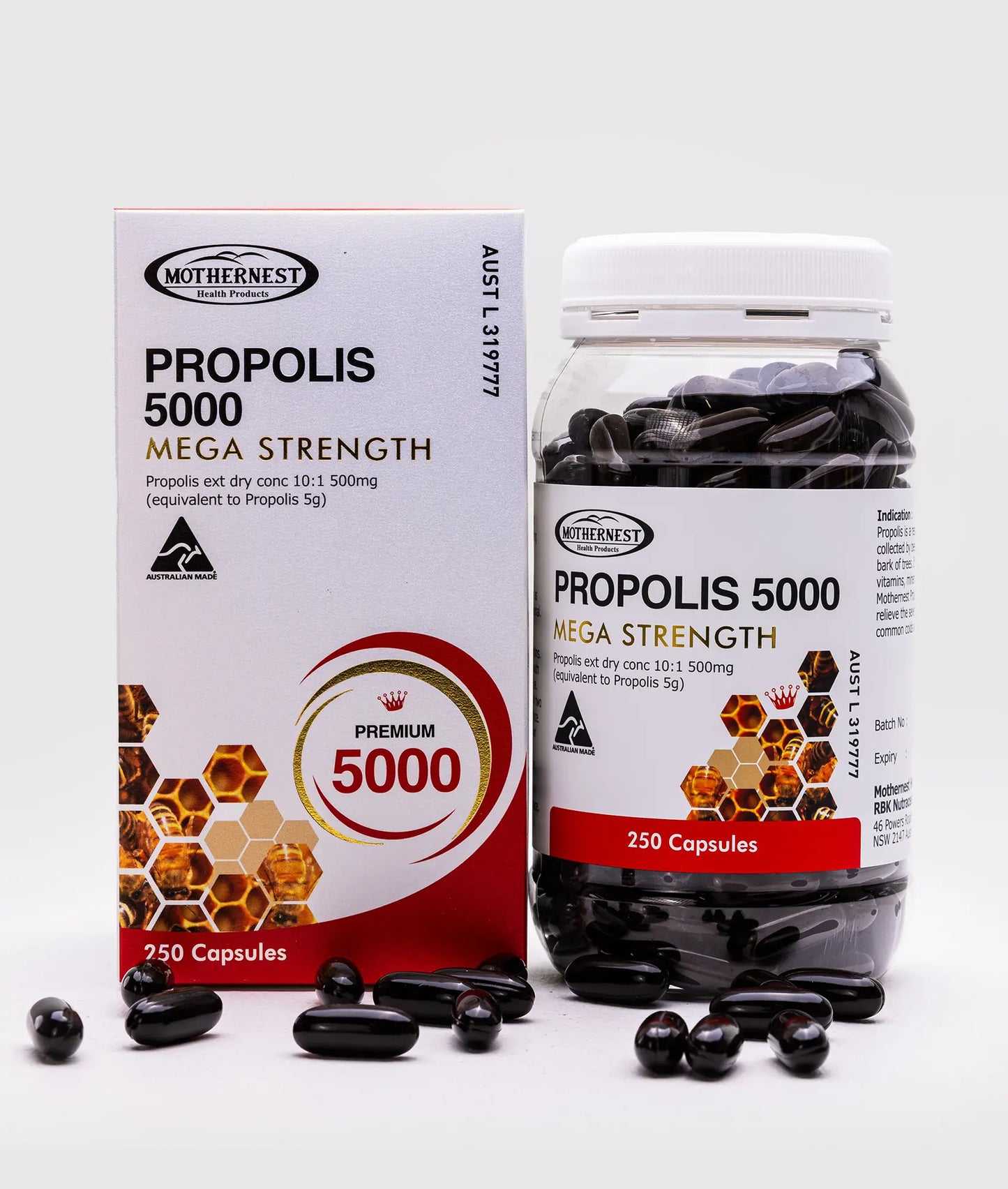 마더네스트 프로폴리스 5000 메가 스트렝스 (250캡슐)