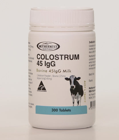 Mothernest Colostrum 45IgG 300tabs