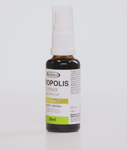 Mothernest Propolis Ext 40% Spray + Olive Leaf (30ml x 3 Pack)